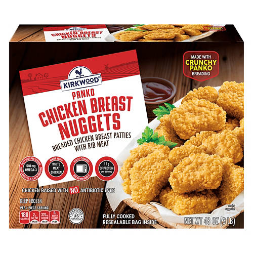Kirkwood Crunchy Panko Chicken Breast Nuggets, 48 oz